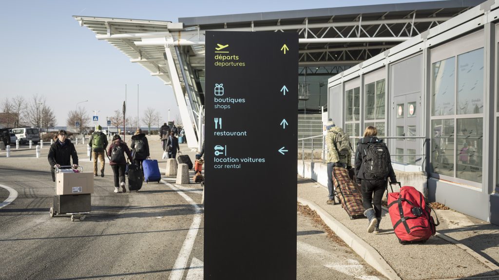 Grenoble airport France (1)